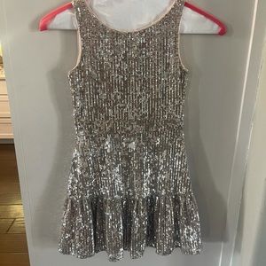 Gold sequin party dress. Worn only once